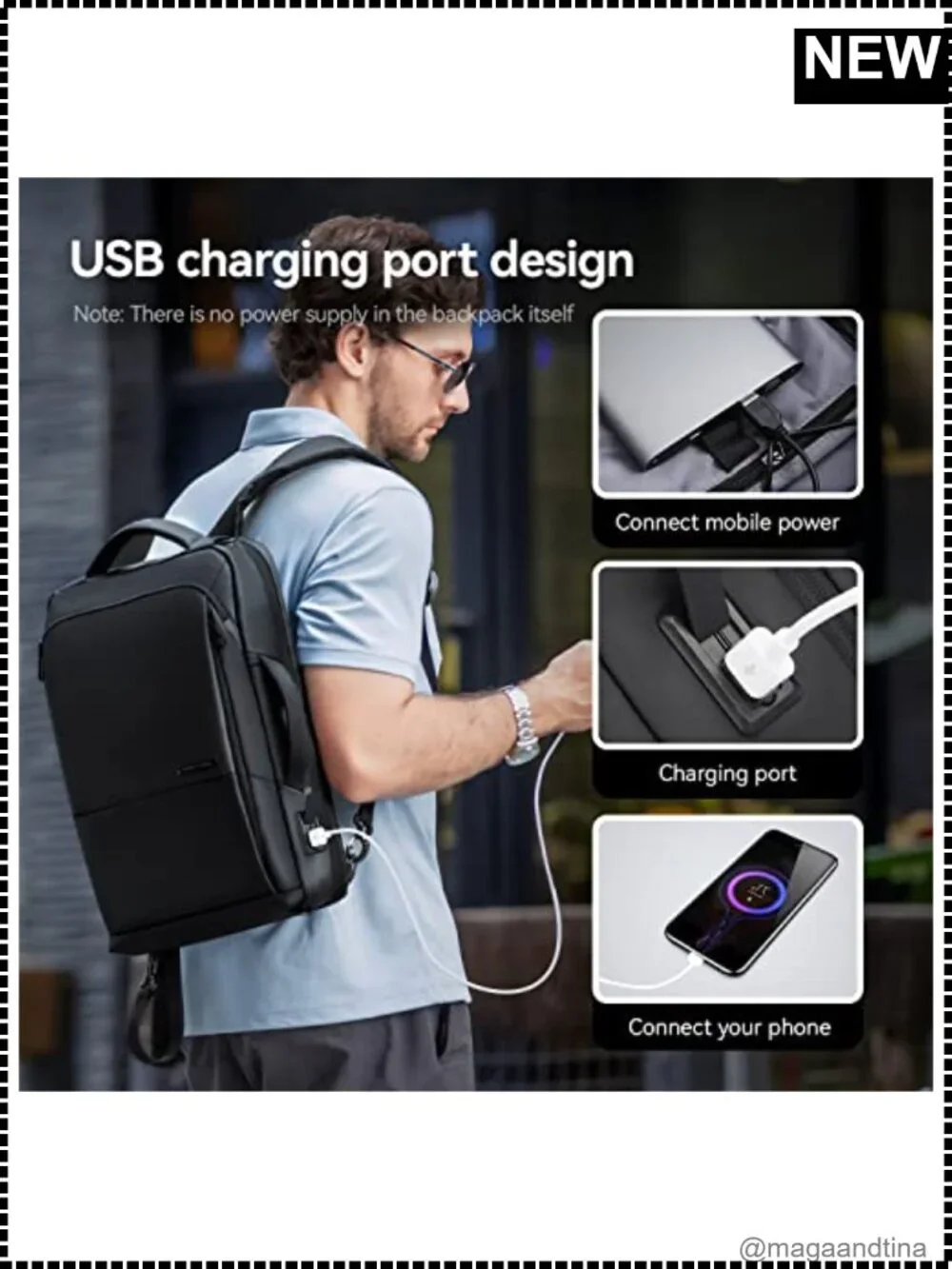 N/A versatile backpack